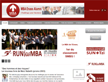 Tablet Screenshot of mba-enass-alumni.org